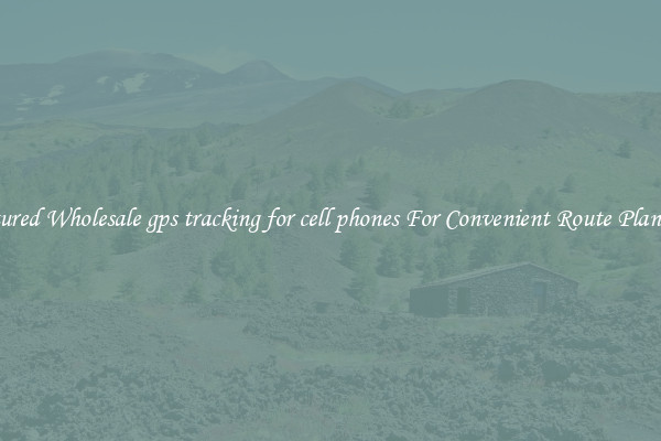 Featured Wholesale gps tracking for cell phones For Convenient Route Planning 