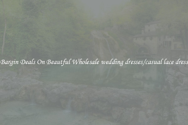 Bargin Deals On Beautful Wholesale wedding dresses/casual lace dress