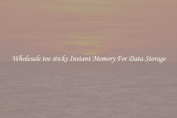 Wholesale toe sticks Instant Memory For Data Storage