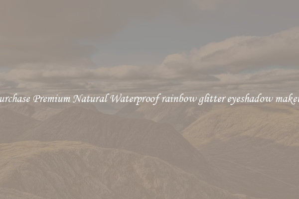 Purchase Premium Natural Waterproof rainbow glitter eyeshadow makeup